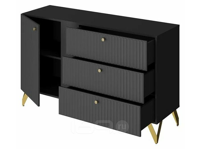 Комод RENO КД-3 (корпус) Чёрный
