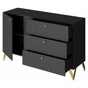 Комод RENO КД-3 (корпус) Чёрный