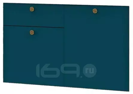 Комплект фасадов для комода BRASS КМ-3 Синий