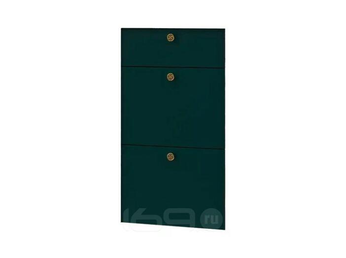 Комплект фасадов для комода BRASS КМ-4 Изумруд