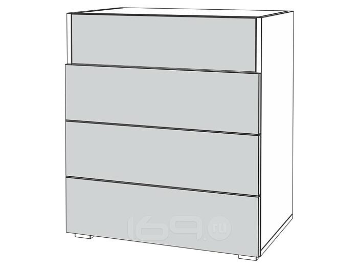 Линда Комод 300 NEW Дуб Сонома/Белый