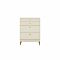 Марион Комод 16.249 Слоновая кость С341 PE, Слоновая кость 6898 ПВХ, Белый PE шагрень