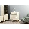 Марион Комод 16.249 Слоновая кость С341 PE, Слоновая кость 6898 ПВХ, Белый PE шагрень