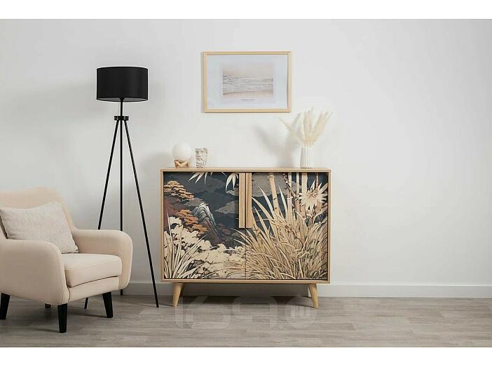 Току Комод 16.230.04 Гикори Рокфорд Натуральный KO86 PW, Белый PE шагрень