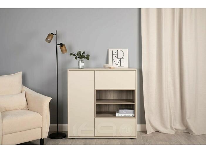 Тайл Комод 16.236 Сатин 7045 SU, Эмили Блаш U9135, Белый PE шагрень