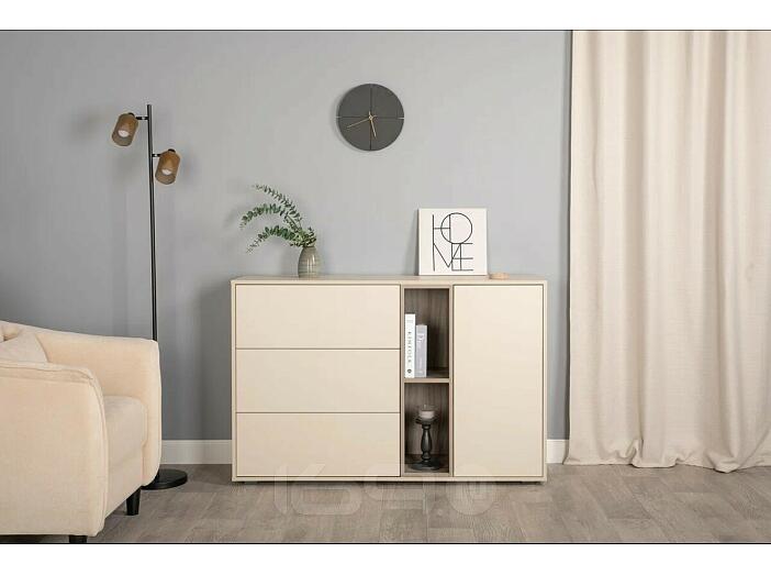 Тайл Комод 16.237 Сатин 7045 SU, Эмили Блаш U9135, Белый PE шагрень