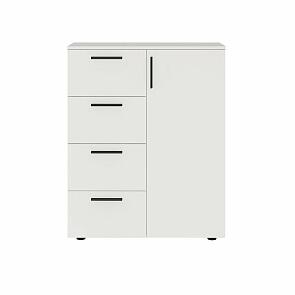 Эйр Комод 16.241 Белый PE шагрень