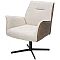 Кресло BELFAST 360 град. поворот.XD841-02 Бежевый, букле/ GINO-101 Бежевый, ткань/ Черный