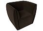 Кресло Бергамо Микровельвет Коричневый