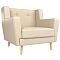 Кресло Брайтон Экокожа Бежевый