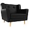 Кресло Брайтон Экокожа Чёрный