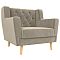 Кресло Брайтон Люкс Микровельвет Бежевый Кресло Брайтон Люкс Микровельвет Бежевый