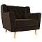 Кресло Брайтон Люкс Микровельвет Коричневый Кресло Брайтон Люкс Микровельвет Коричневый