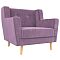 Кресло Брайтон Микровельвет Сиреневый