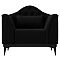 Кресло Флорида микровельвет черный 