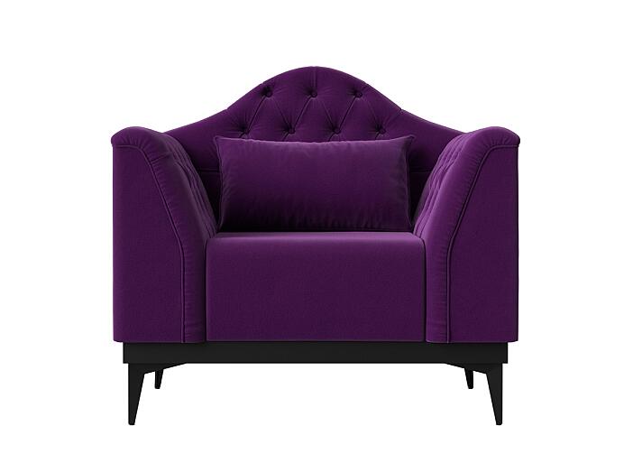 Кресло Флорида микровельвет фиолетовый 