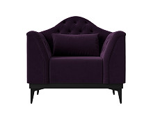 Кресло Флорида велюр фиолетовый 