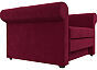 Кресло-кровать Берли Микровельвет Бордовый