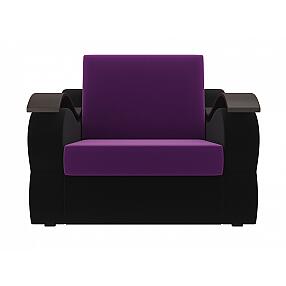 Кресло-кровать Меркурий Микровельвет Фиолетовый Черный