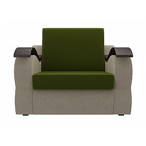 Кресло-кровать Меркурий Микровельвет Зеленый Бежевый