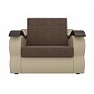 Кресло-кроватьМеркурий Рогожка Коричневый Экокожа Бежевый