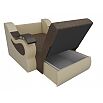 Кресло-кроватьМеркурий Рогожка Коричневый Экокожа Бежевый