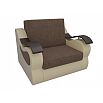 Кресло-кроватьМеркурий Рогожка Коричневый Экокожа Бежевый