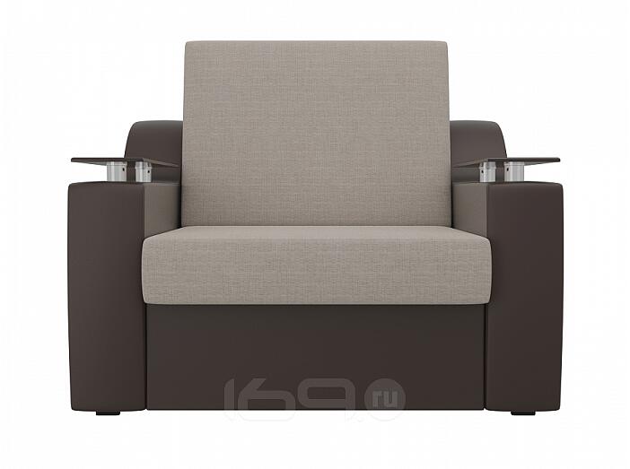 Кресло-кровать Сенатор Рогожка Бежевый Коричневый