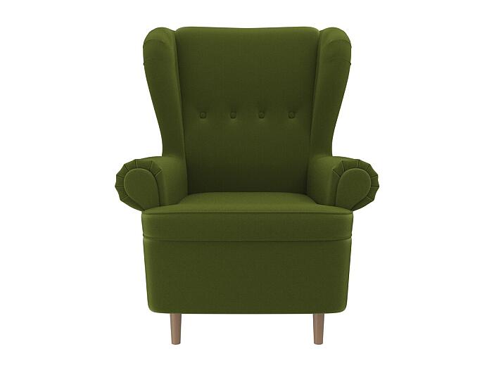 Кресло Торин Микровельвет Зеленый