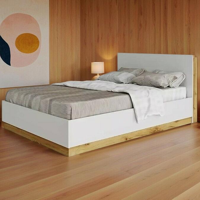 FRESCO кровать 140х200 БелыйДуб Вотан 13990₽
