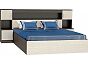 Кровать Бася венге 1600x2000, изголовье жесткое