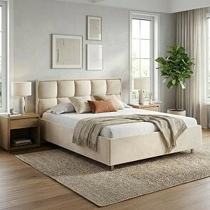 Кровать Chessy без основании Ultra Песочный 120-200