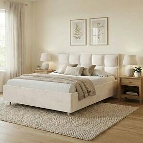 Кровать Chessy без основания Лофти Лён 120-200