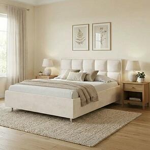 Кровать Chessy без основания Лофти Лён 80-200