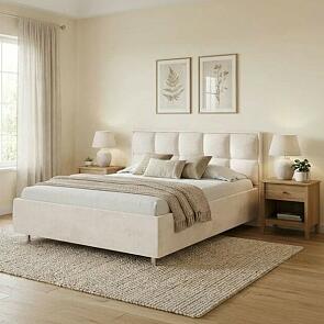 Кровать Chessy без основания Лофти Лён 90-200