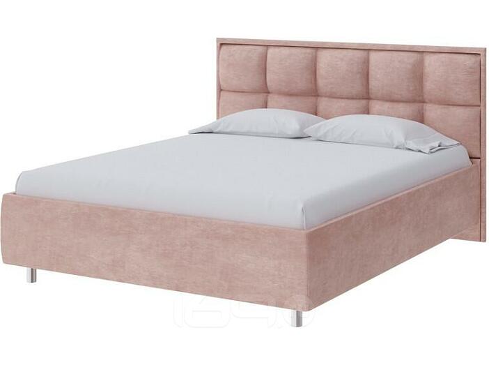 Кровать Chessy велюр лофти мокко 1200x2000, изголовье мягкое