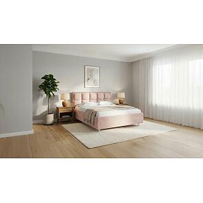 Кровать Chessy велюр лофти мокко 800x2000, изголовье мягкое