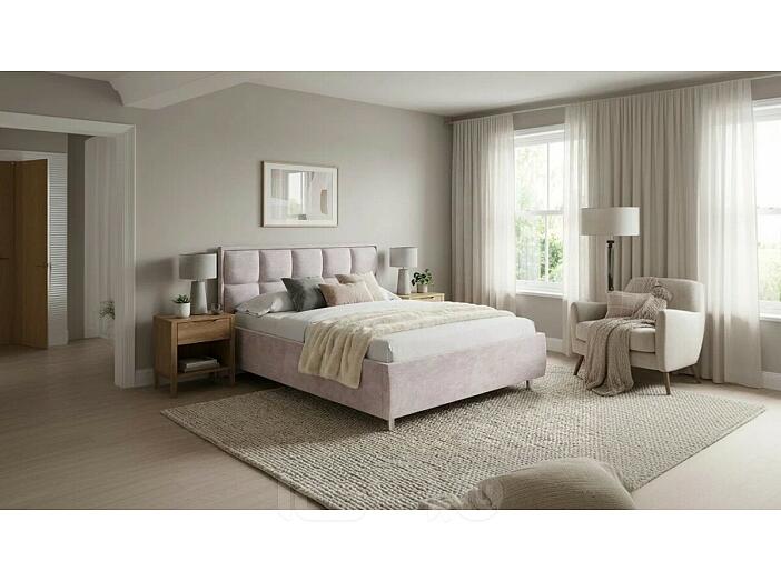 Кровать Chessy без основания Лофти Серый 80-200