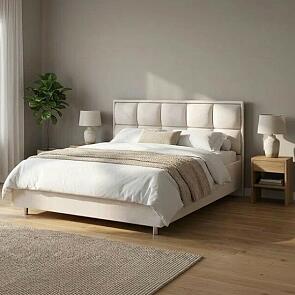 Кровать Chessy без основания Teddy 302 Жемчужный 120-200