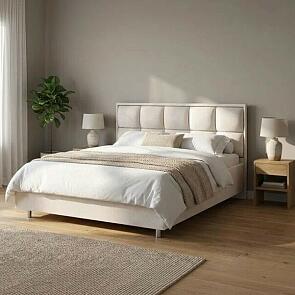 Кровать Chessy без основания Teddy 302 Жемчужный 90-200