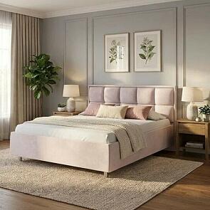 Кровать Chessy без основания Teddy 306 Лунный 90-200