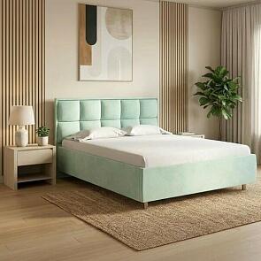 Кровать Chessy без основания Teddy 337 Мятный 80-200