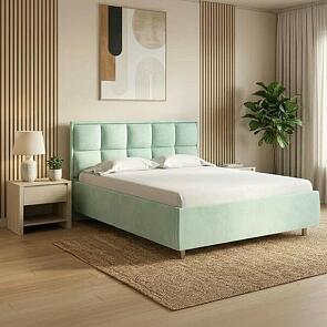 Кровать Chessy без основания Teddy 337 Мятный 90-200