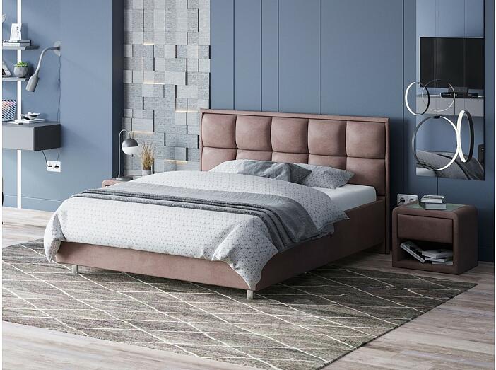 Кровать Chessy без основания Ultra Горячий шоколад 80-200