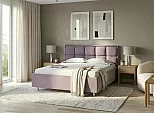 Кровать Chessy велюр ultra сливовый 1200x2000, изголовье мягкое