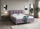 Кровать Chessy велюр ultra сливовый 1400x2000, изголовье мягкое