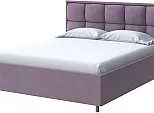 Кровать Chessy велюр ultra сливовый 1600x2000, изголовье мягкое