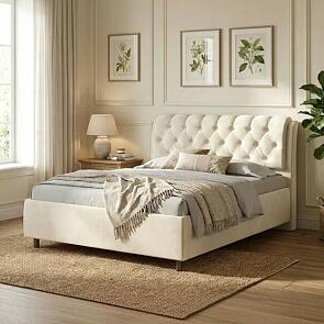 Кровать Chester Tall Лофти Лён 90-200