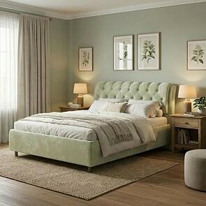 Кровать Chester Tall Лофти Олива 80-200