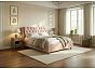 Кровать Chester Tall велюр teddy 014 шоколадный бисквит 1200x2000, изголовье мягкое